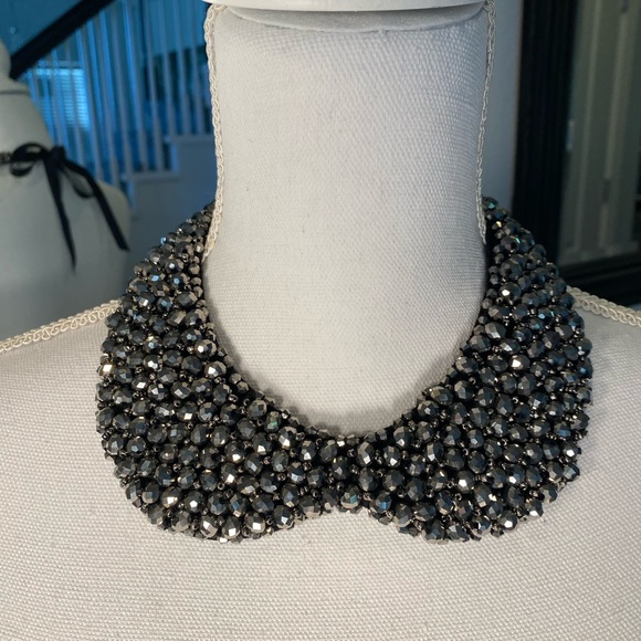 Jewelry - Detachable Collar With Multi Faceted Jeweled Beads.